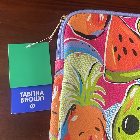 Tabitha Brown Target Tech Sleeve Laptop Case Fruit Colorful Print New size large - Picture 3 of 6